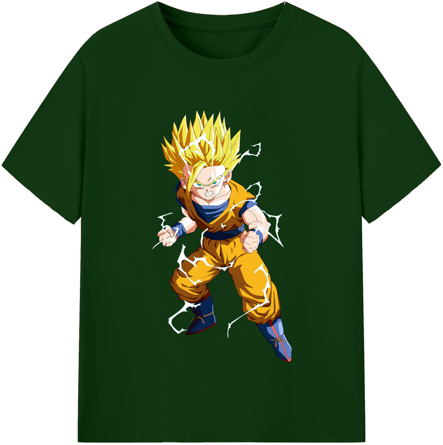 （画像用） ドラゴンボール 孫 悟飯（そんごはん）DRAGON BALL Son Gohan 綿100％半袖Tシャツ（フロントプリント）